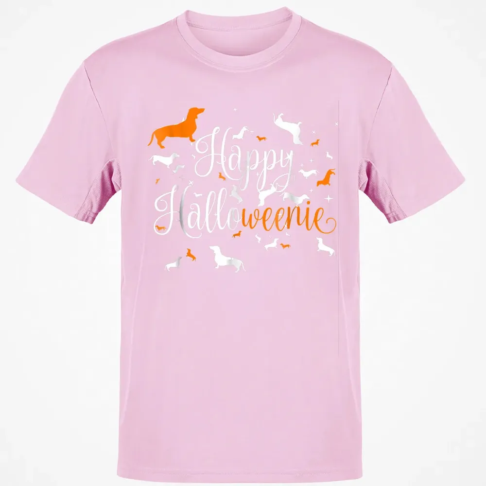 Happy Halloweenie Dachshund Classic Unisex T-Shirt - 6