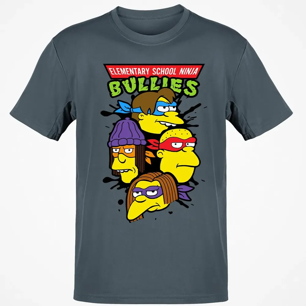 Elementary School Ninja Bullies Classic Unisex T-Shirt - 4