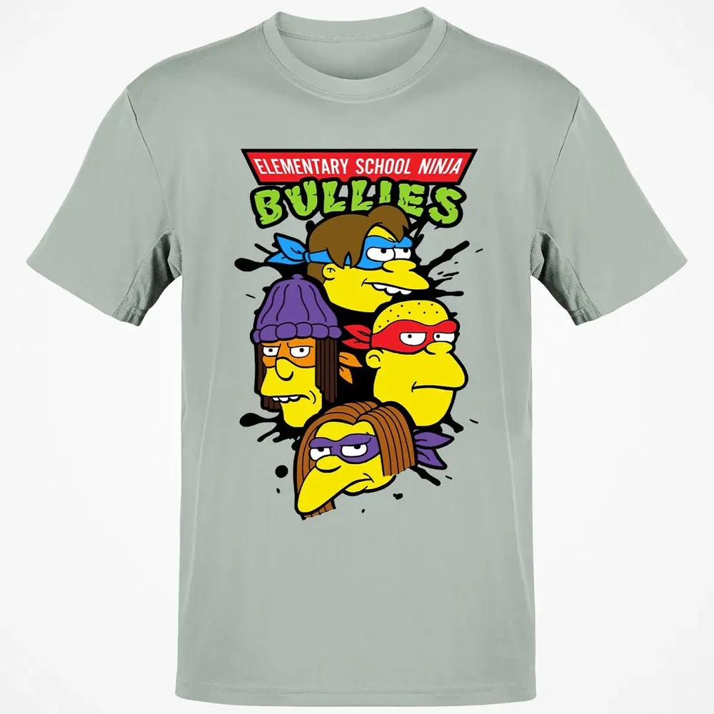 Elementary School Ninja Bullies Classic Unisex T-Shirt - 3