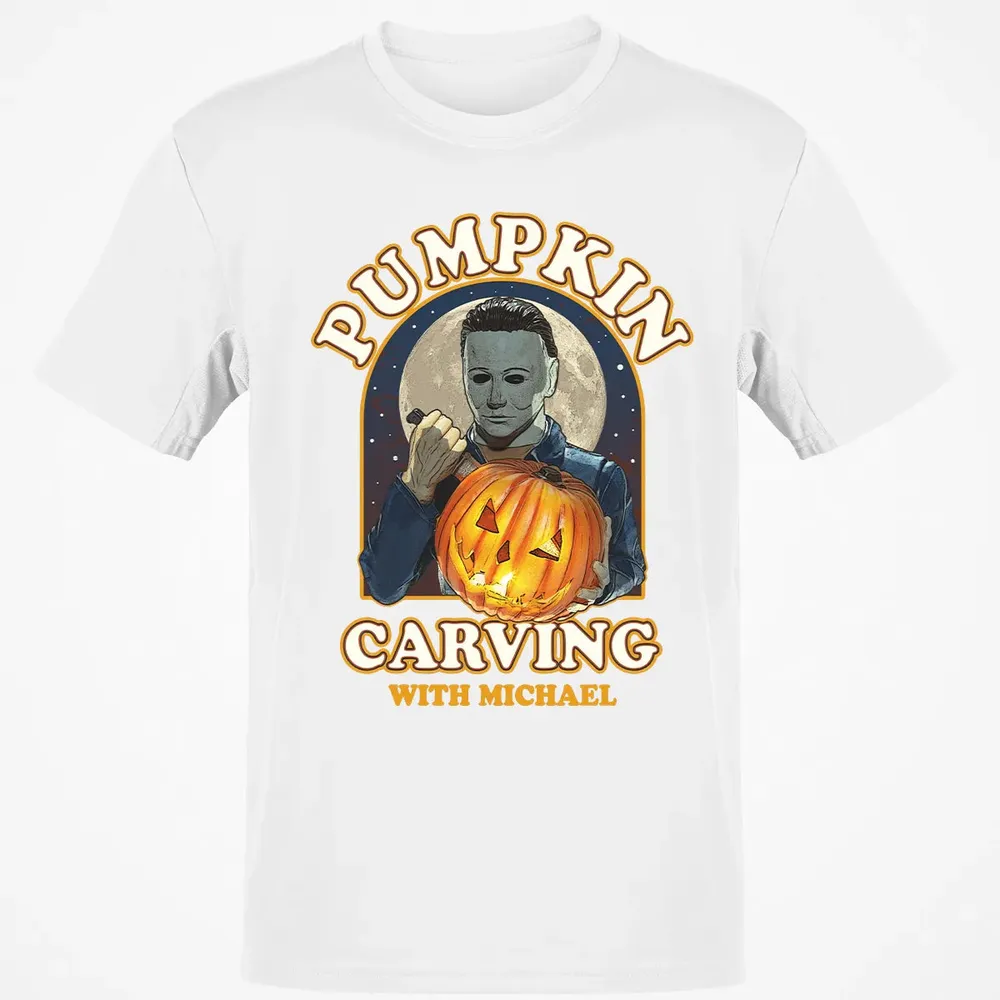 Pumpkin Carving With Michael Classic Unisex T-Shirt - 13