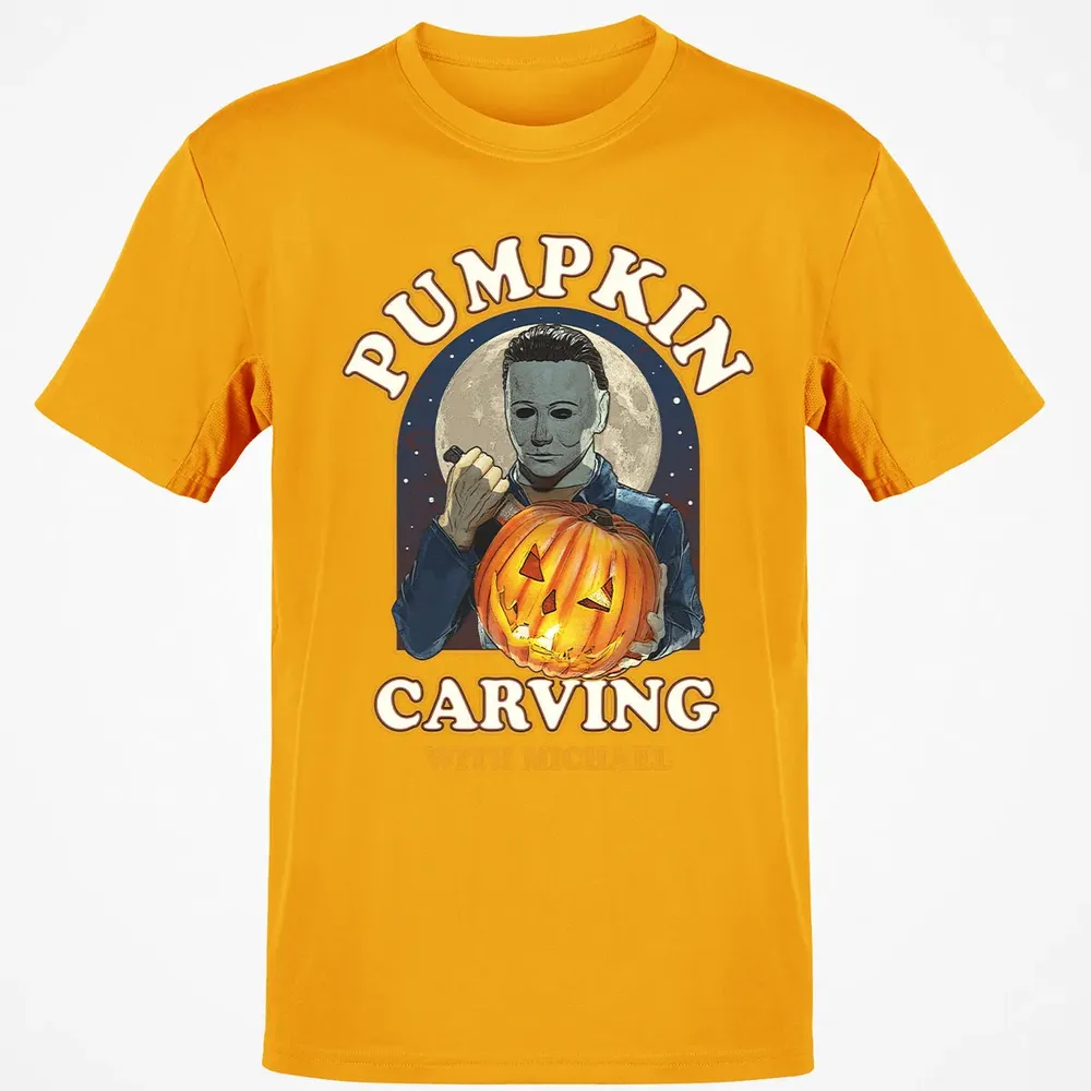 Pumpkin Carving With Michael Classic Unisex T-Shirt - 5