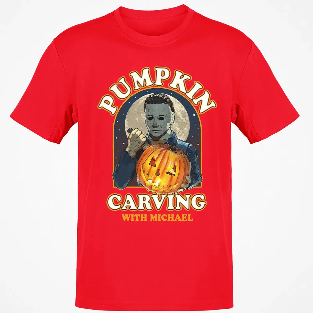 Pumpkin Carving With Michael Classic Unisex T-Shirt - 11
