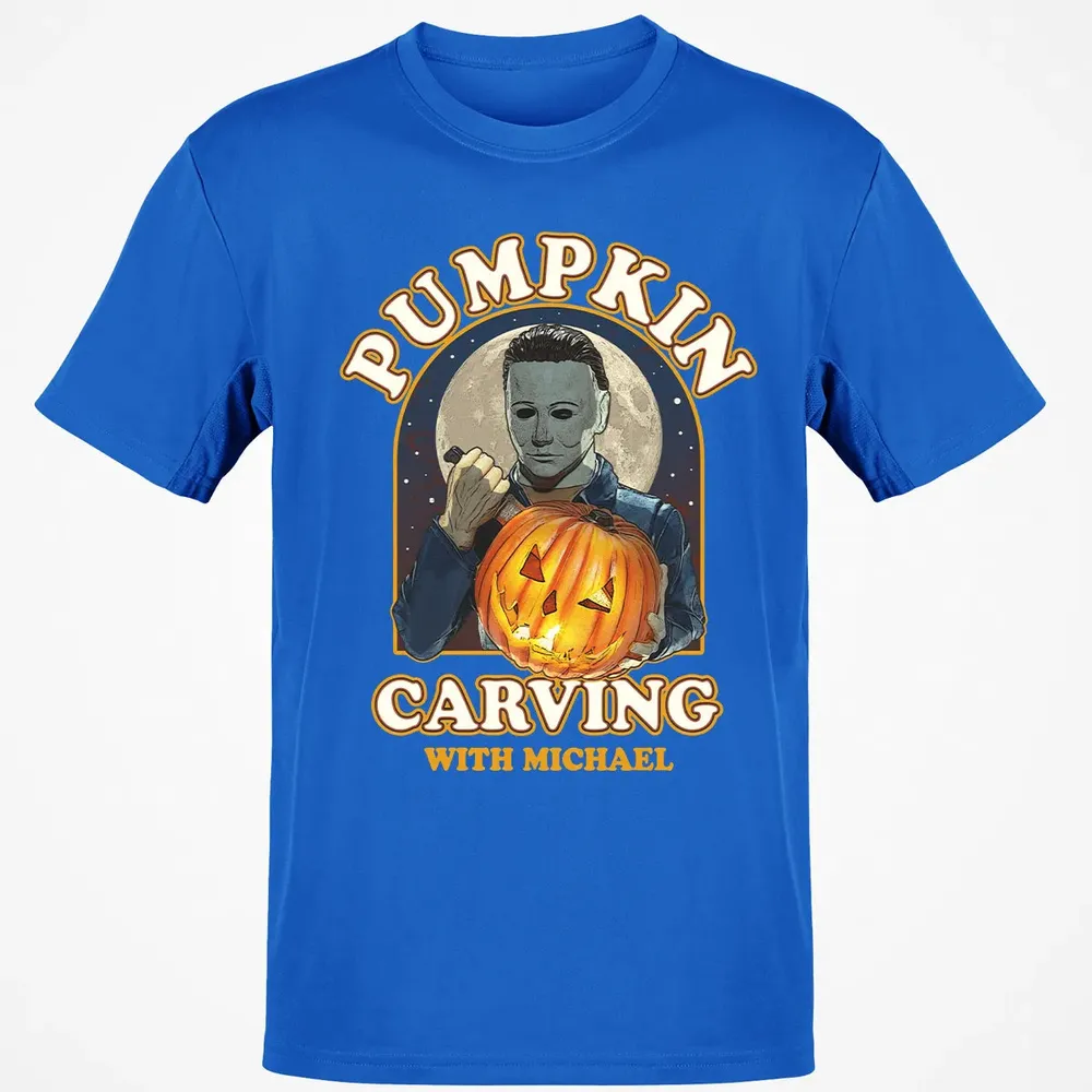 Pumpkin Carving With Michael Classic Unisex T-Shirt - 12