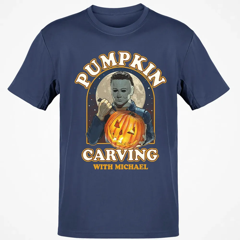 Pumpkin Carving With Michael Classic Unisex T-Shirt - 8
