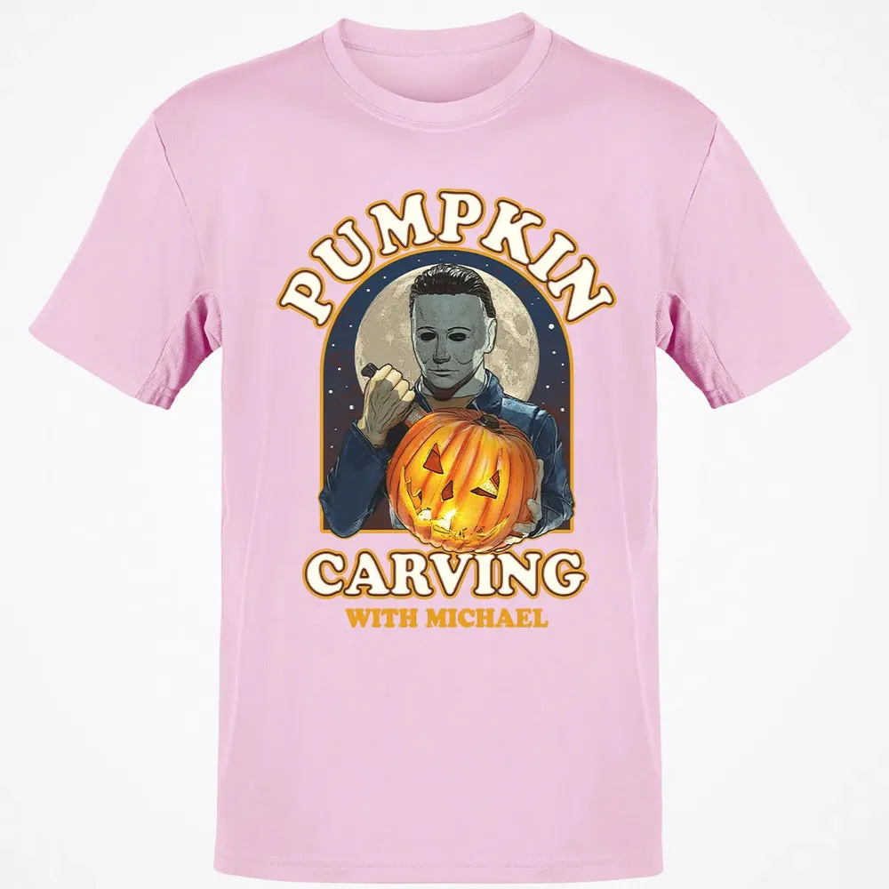 Pumpkin Carving With Michael Classic Unisex T-Shirt - 6
