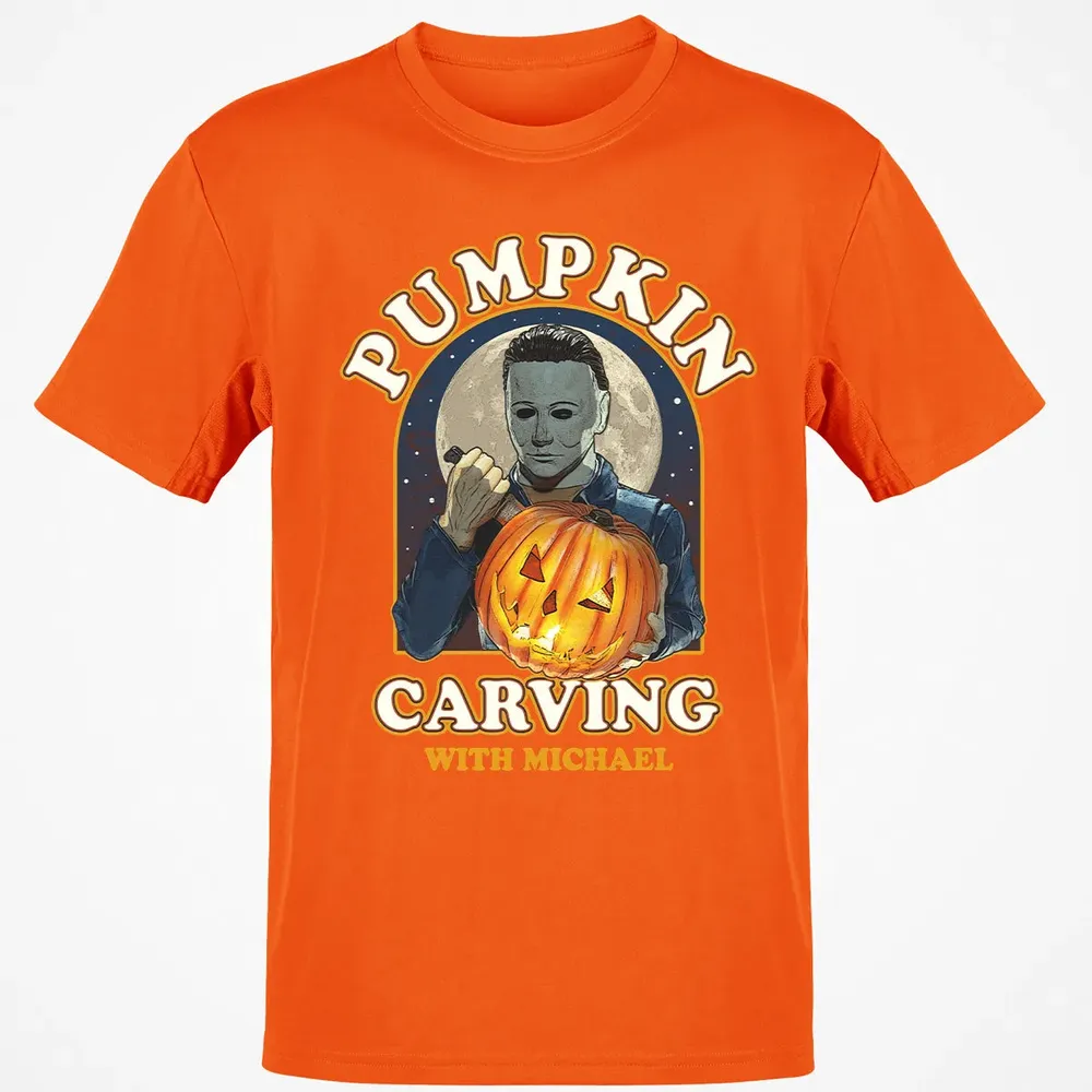 Pumpkin Carving With Michael Classic Unisex T-Shirt - 9