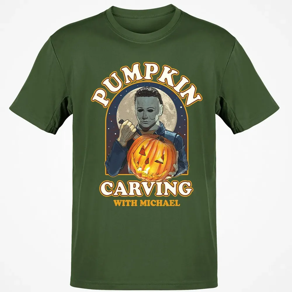 Pumpkin Carving With Michael Classic Unisex T-Shirt - 7