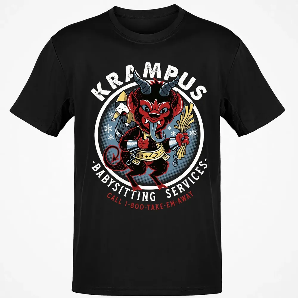 Krampus Babysitting Service Classic Unisex T-Shirt - 2