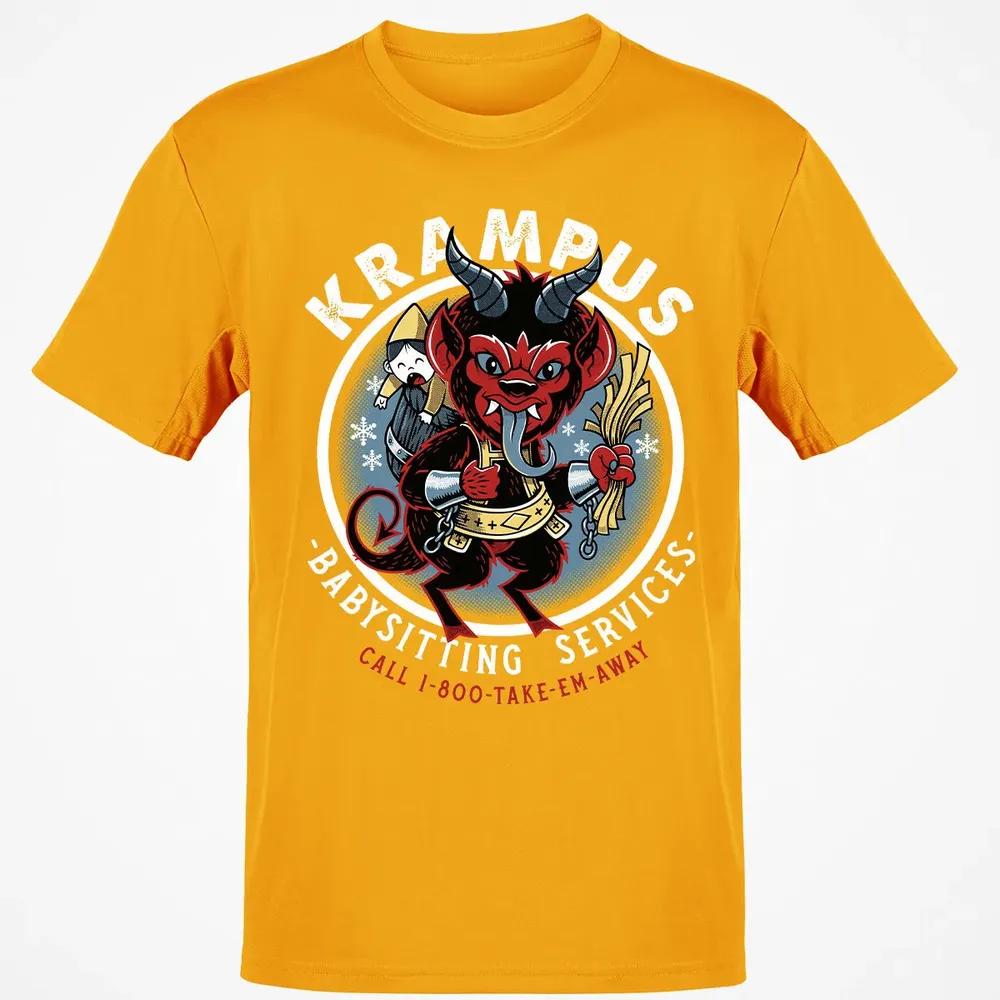 Krampus Babysitting Service Classic Unisex T-Shirt - 5