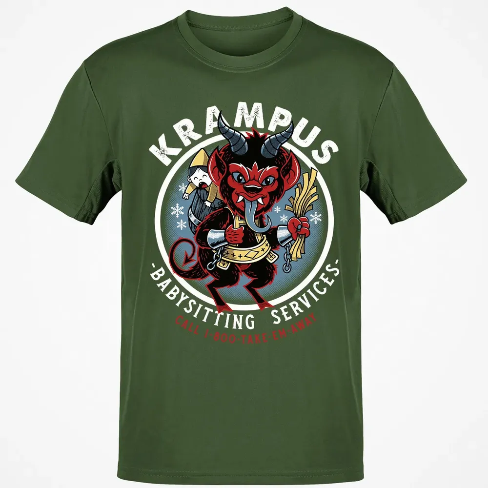 Krampus Babysitting Service Classic Unisex T-Shirt - 7