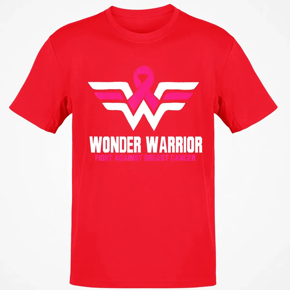 Super Hero Breast Cancer  For Women Classic Unisex T-Shirt - 11