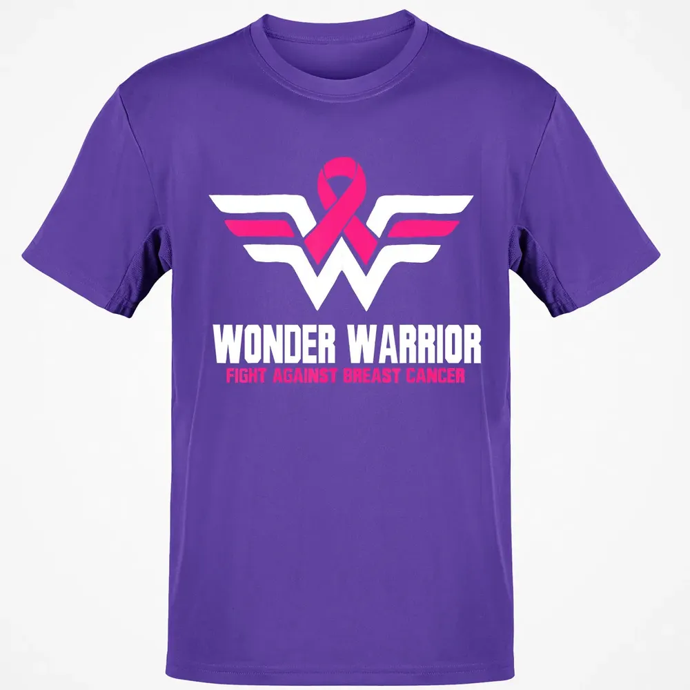 Super Hero Breast Cancer  For Women Classic Unisex T-Shirt - 10