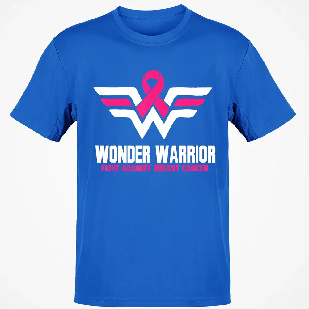 Super Hero Breast Cancer  For Women Classic Unisex T-Shirt - 12