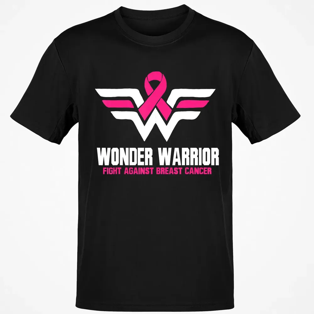 Super Hero Breast Cancer  For Women Classic Unisex T-Shirt - 2