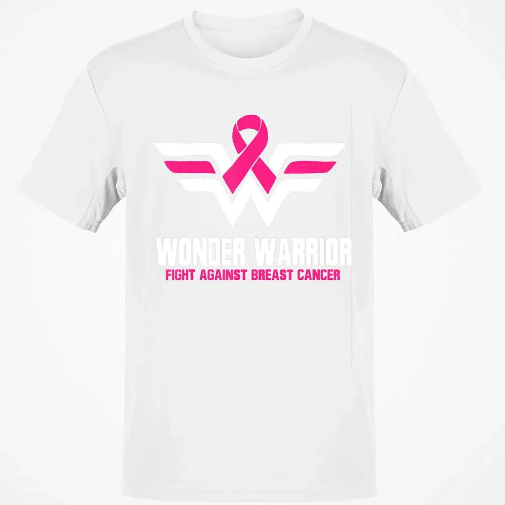 Super Hero Breast Cancer  For Women Classic Unisex T-Shirt - 13