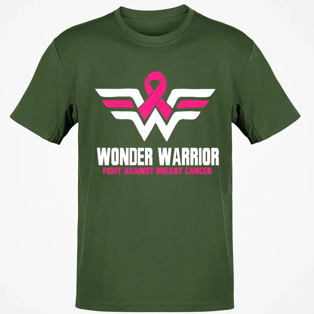 Super Hero Breast Cancer  For Women Classic Unisex T-Shirt - 7