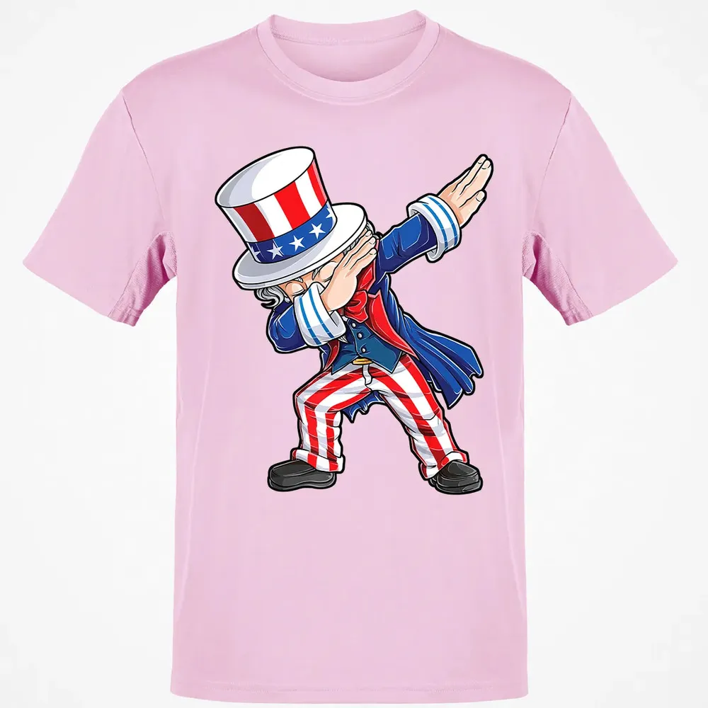 Dabbing Uncle Sam  4th of July Kids Boys Men Gifts Classic Unisex T-Shirt - 6
