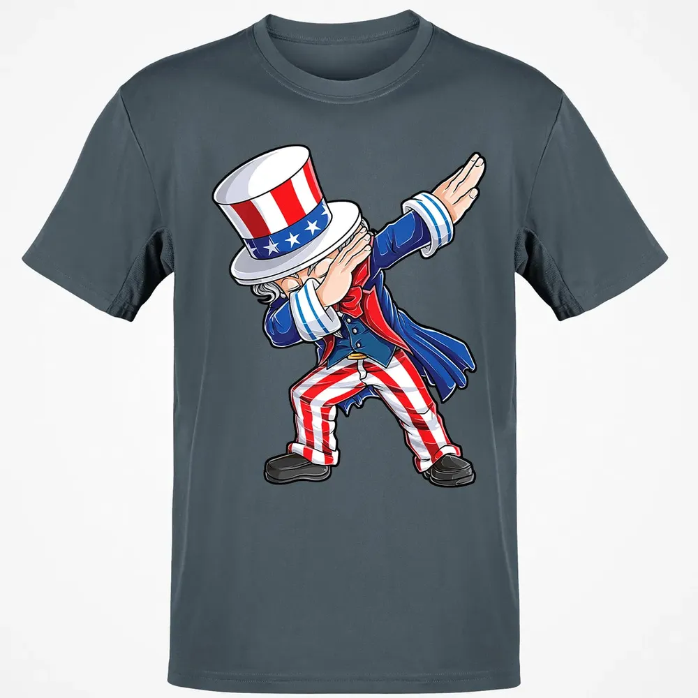Dabbing Uncle Sam  4th of July Kids Boys Men Gifts Classic Unisex T-Shirt - 4