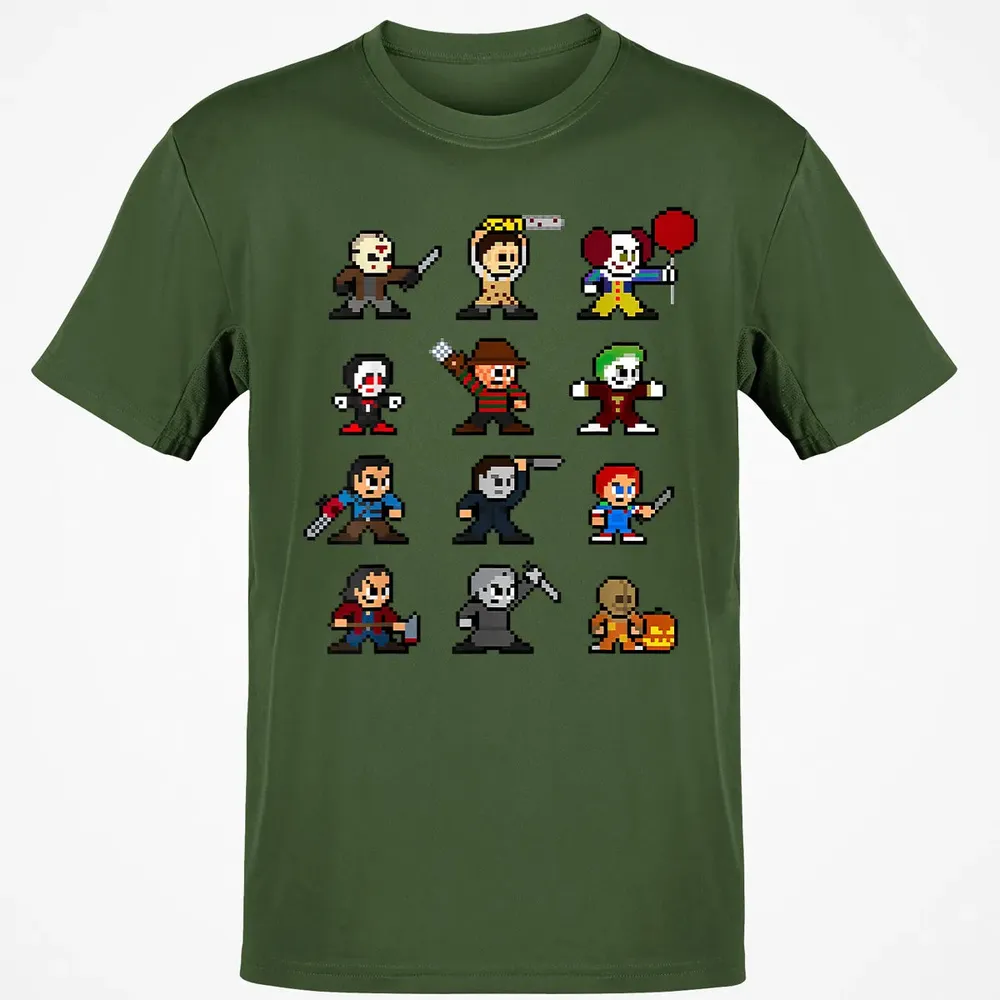 Pixel Horror Halloween Classic Unisex T-Shirt - 7