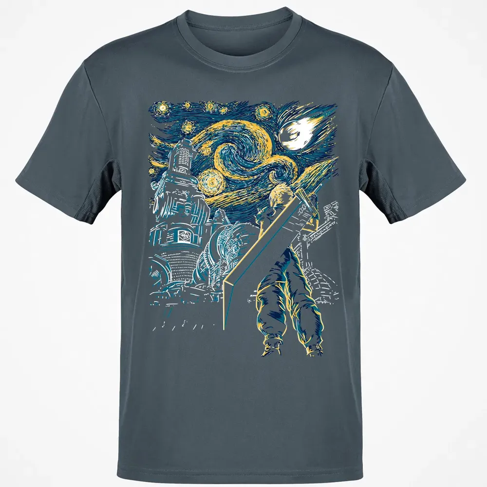 FF 7 Starry Night Classic Unisex T-Shirt - 4