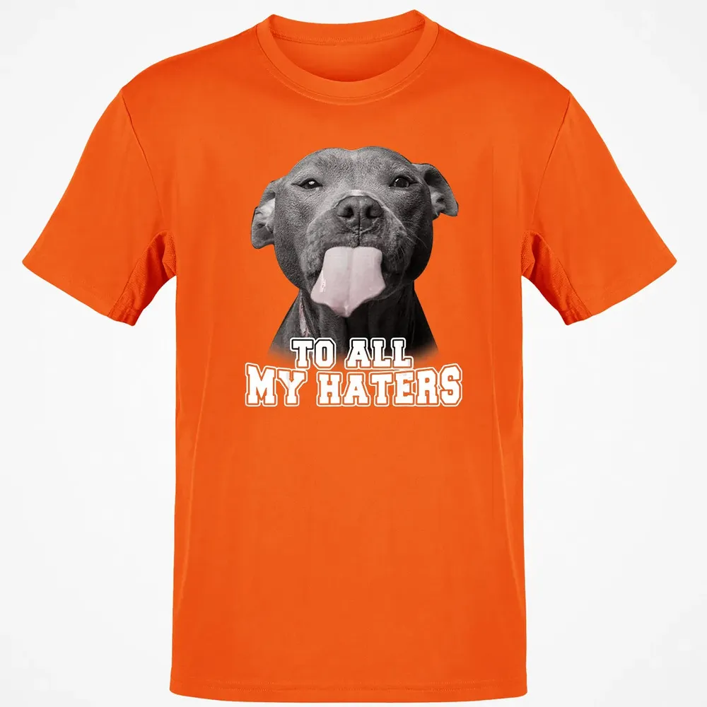 Funny Pitbull To All My Haters  Pitbull Dog Lover Gift Classic Unisex T-Shirt - 9