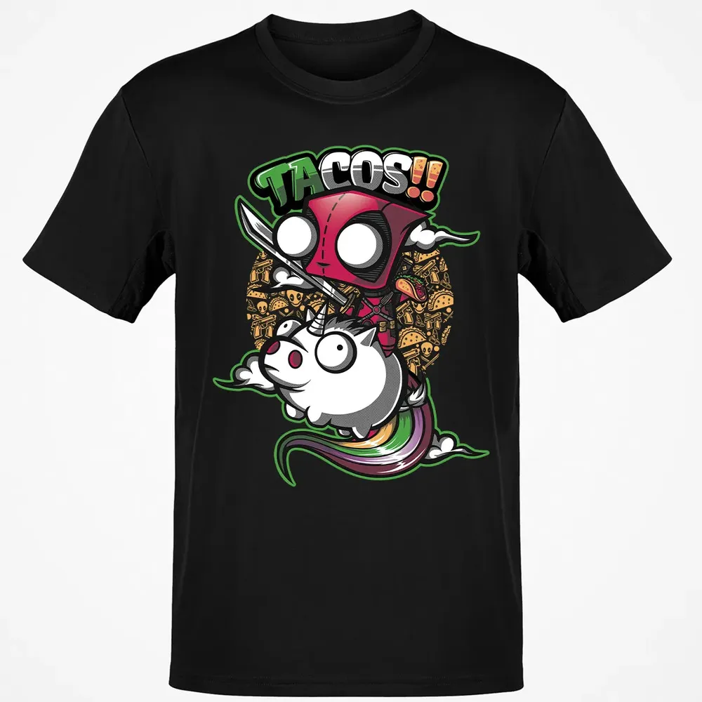 Tacos and Unicorn Classic Unisex T-Shirt - 2