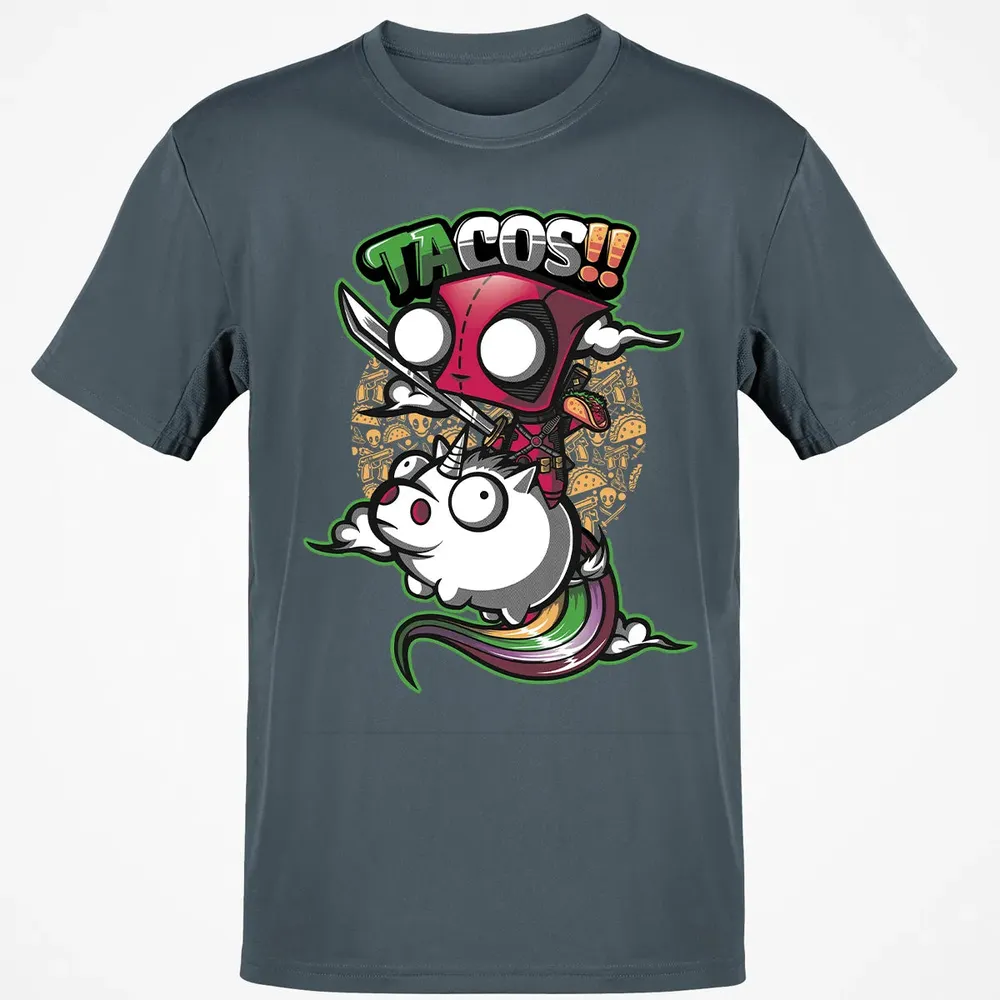 Tacos and Unicorn Classic Unisex T-Shirt - 4