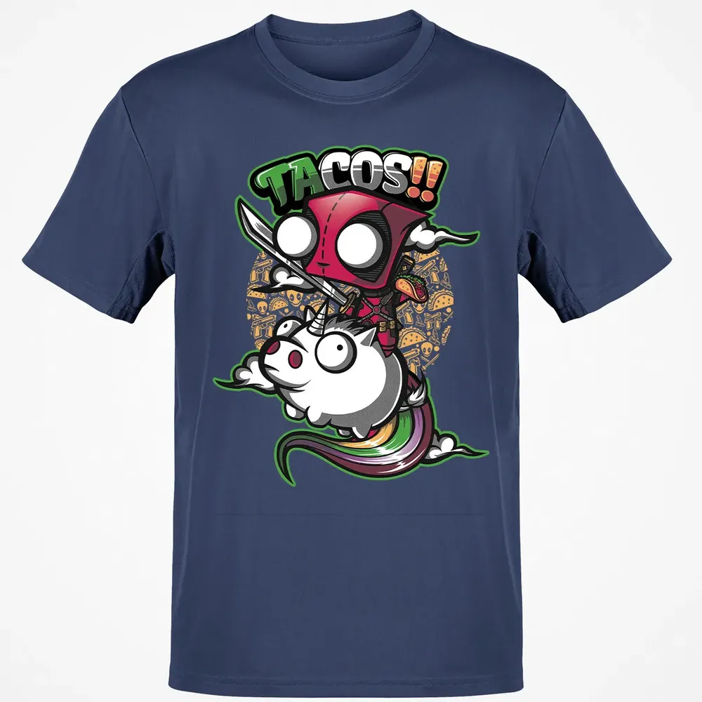 Tacos and Unicorn Classic Unisex T-Shirt - 8