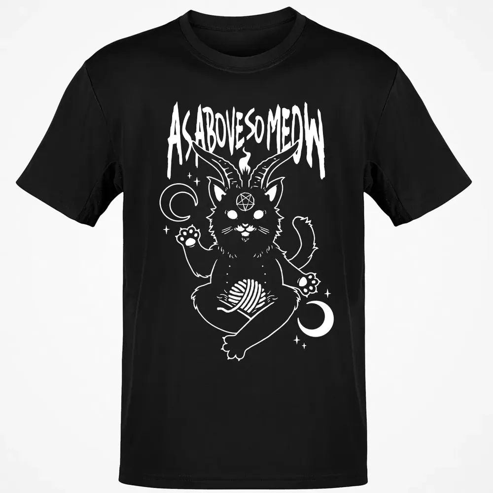 As Above So Meow Classic Unisex T-Shirt - 2