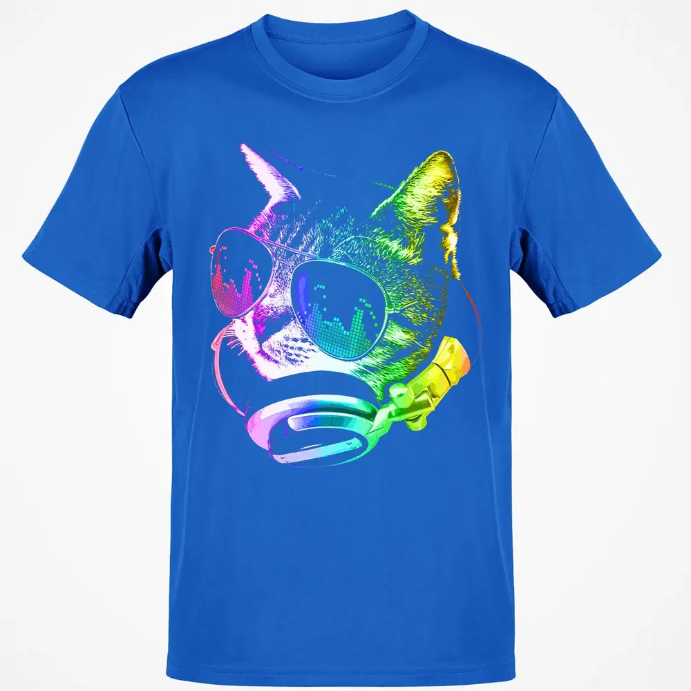 Rainbow Music Cat Classic Unisex T-Shirt - 12