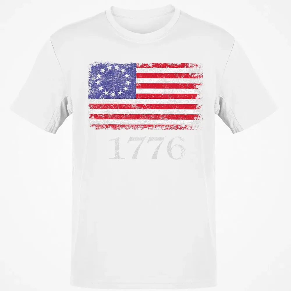 Betsy Ross  4th Of July American Flag T 1776 Retro Classic Unisex T-Shirt - 13