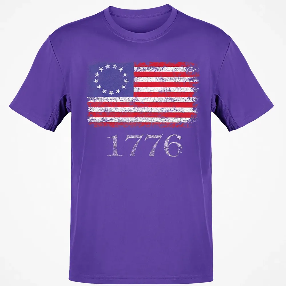 Betsy Ross  4th Of July American Flag T 1776 Retro Classic Unisex T-Shirt - 10