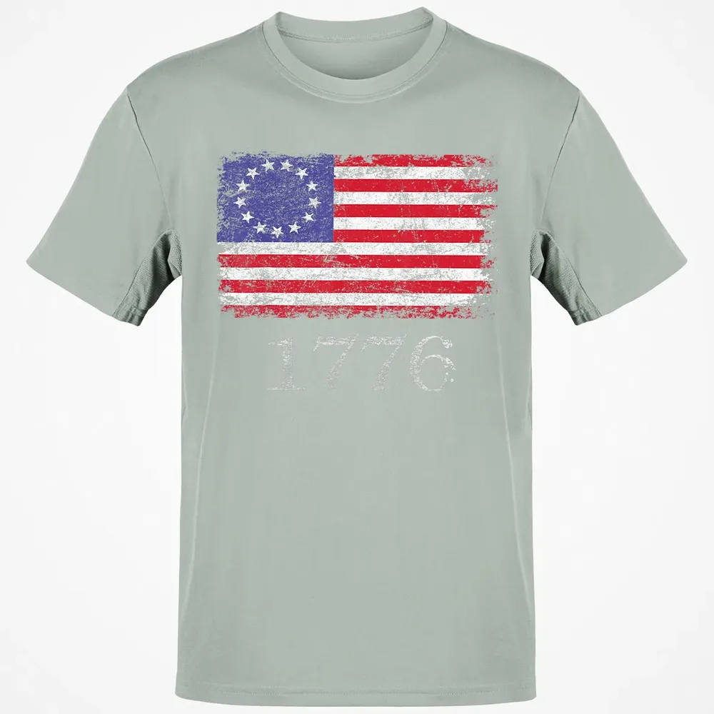 Betsy Ross  4th Of July American Flag T 1776 Retro Classic Unisex T-Shirt - 3