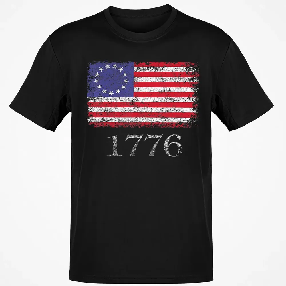 Betsy Ross  4th Of July American Flag T 1776 Retro Classic Unisex T-Shirt - 2