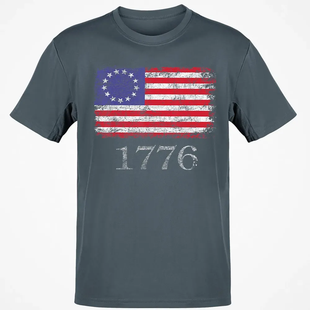 Betsy Ross  4th Of July American Flag T 1776 Retro Classic Unisex T-Shirt - 4