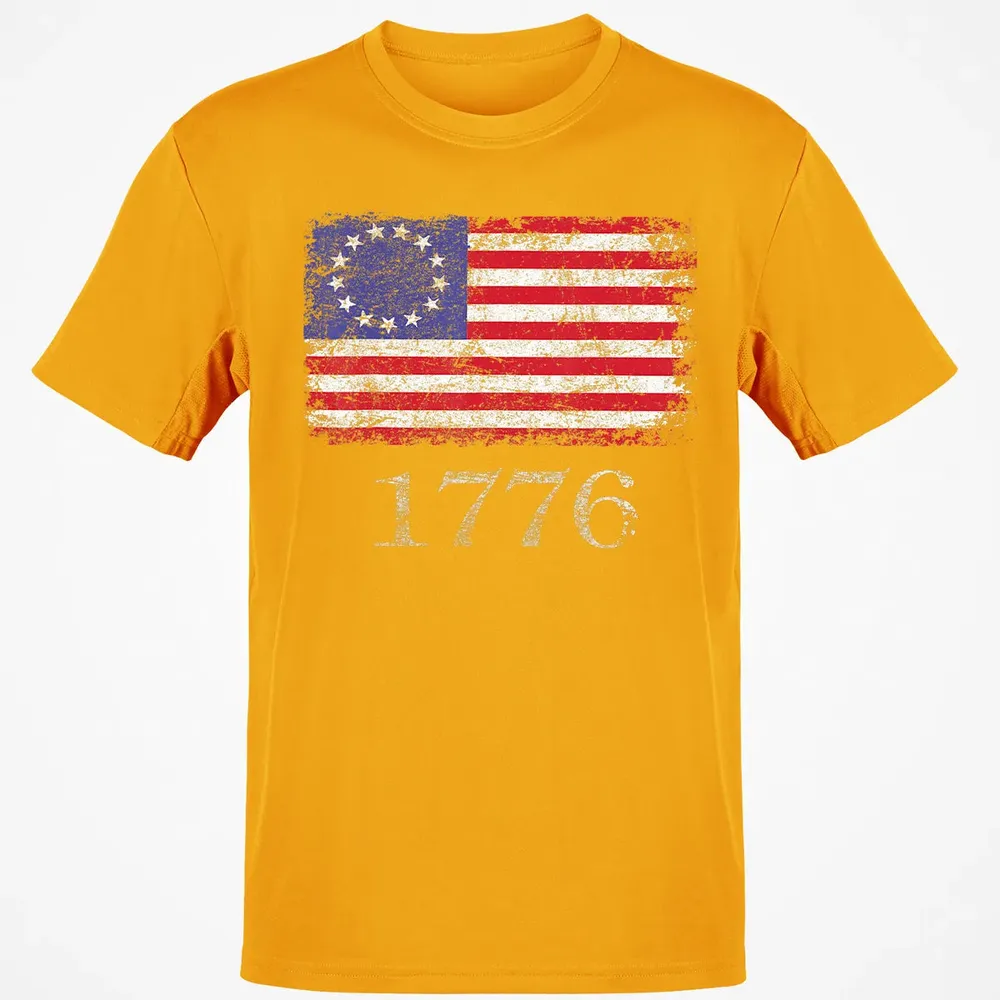 Betsy Ross  4th Of July American Flag T 1776 Retro Classic Unisex T-Shirt - 5
