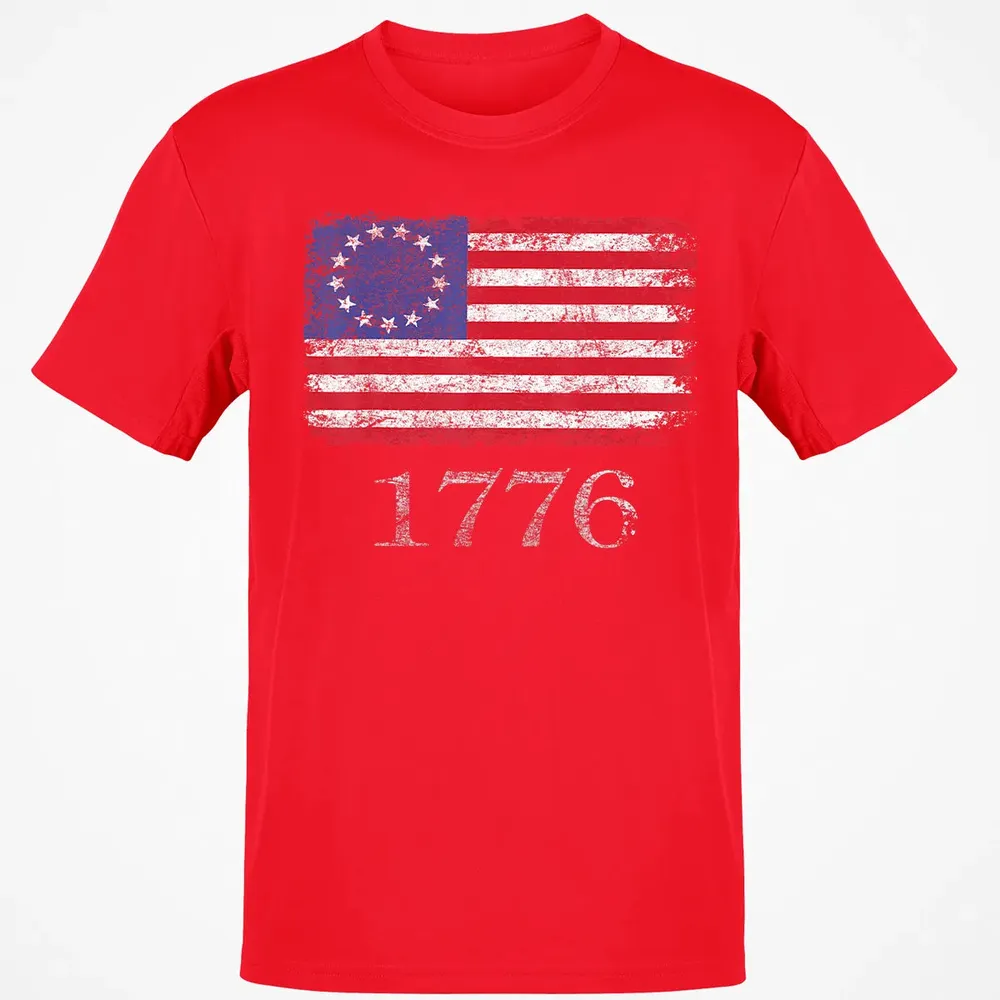 Betsy Ross  4th Of July American Flag T 1776 Retro Classic Unisex T-Shirt - 11
