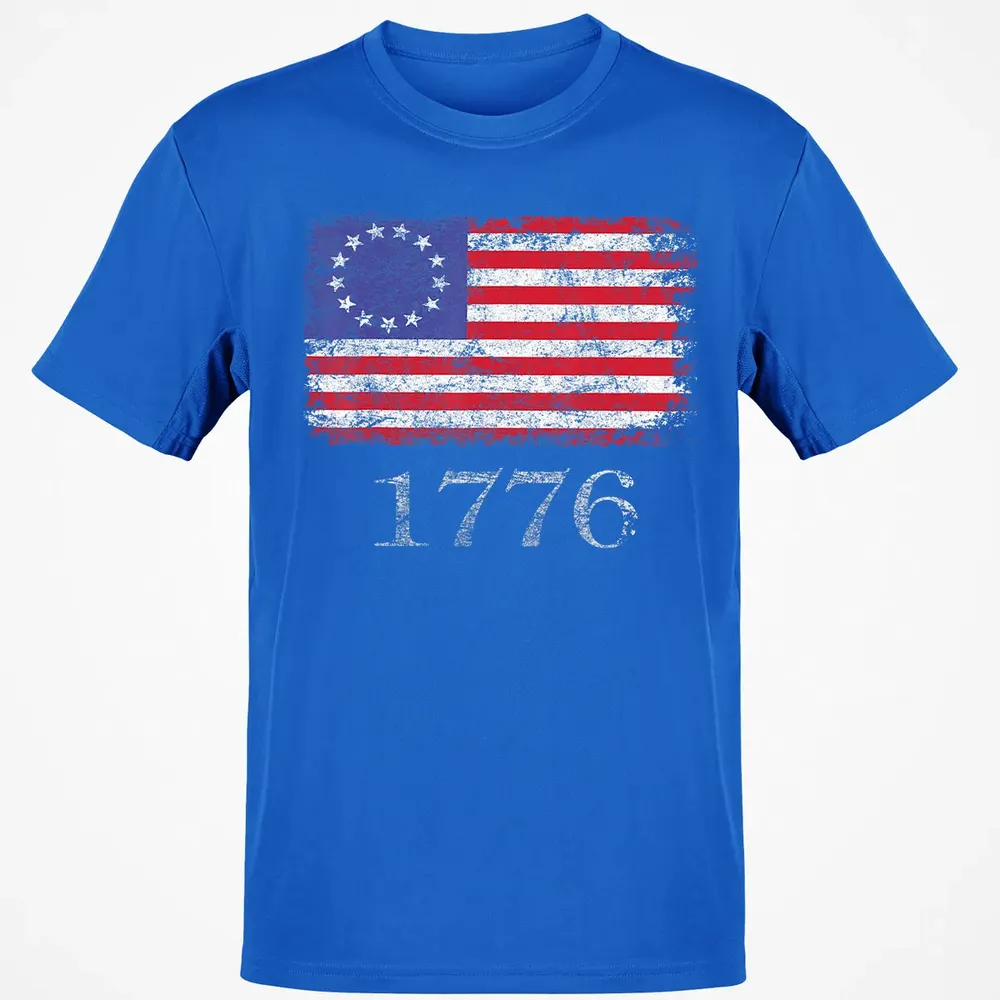 Betsy Ross  4th Of July American Flag T 1776 Retro Classic Unisex T-Shirt - 12