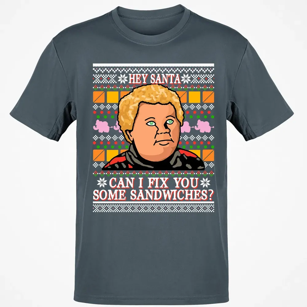 Hey Santa Can I Fix You Some Sandwiches? Classic Unisex T-Shirt - 4