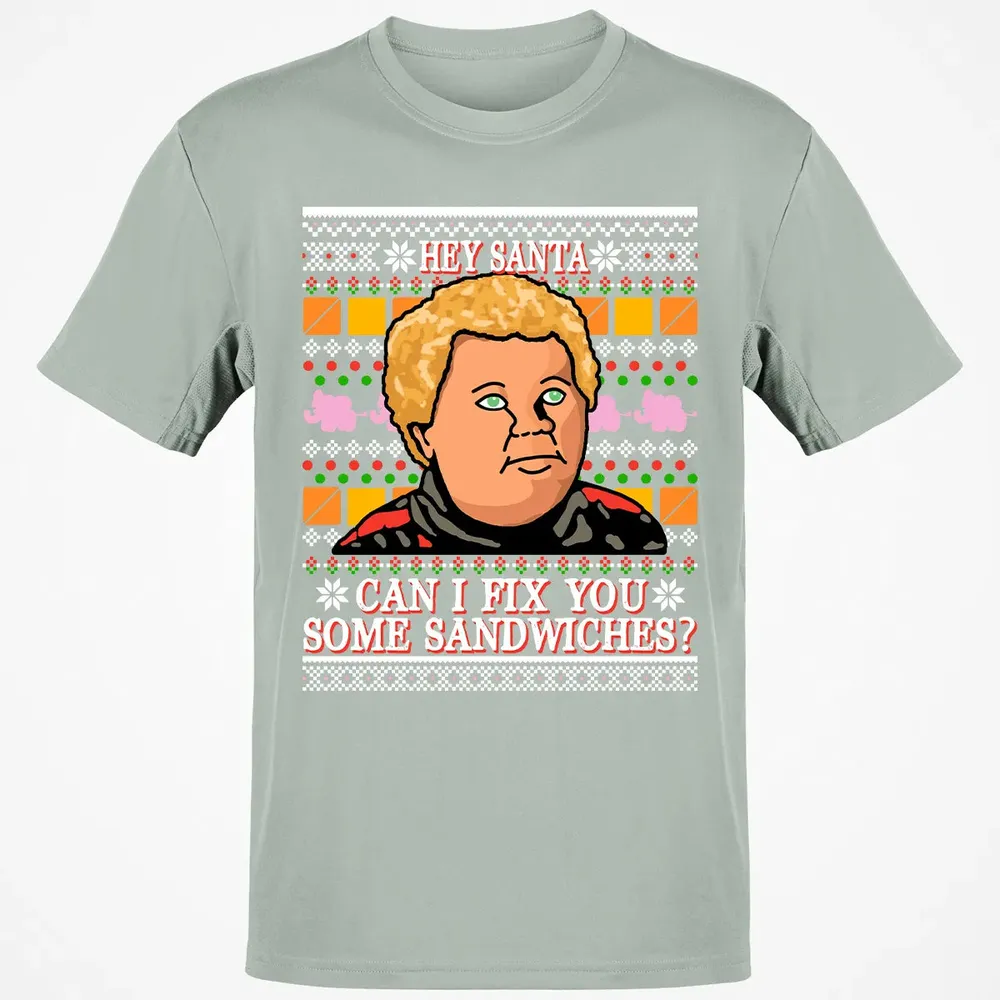 Hey Santa Can I Fix You Some Sandwiches? Classic Unisex T-Shirt - 3
