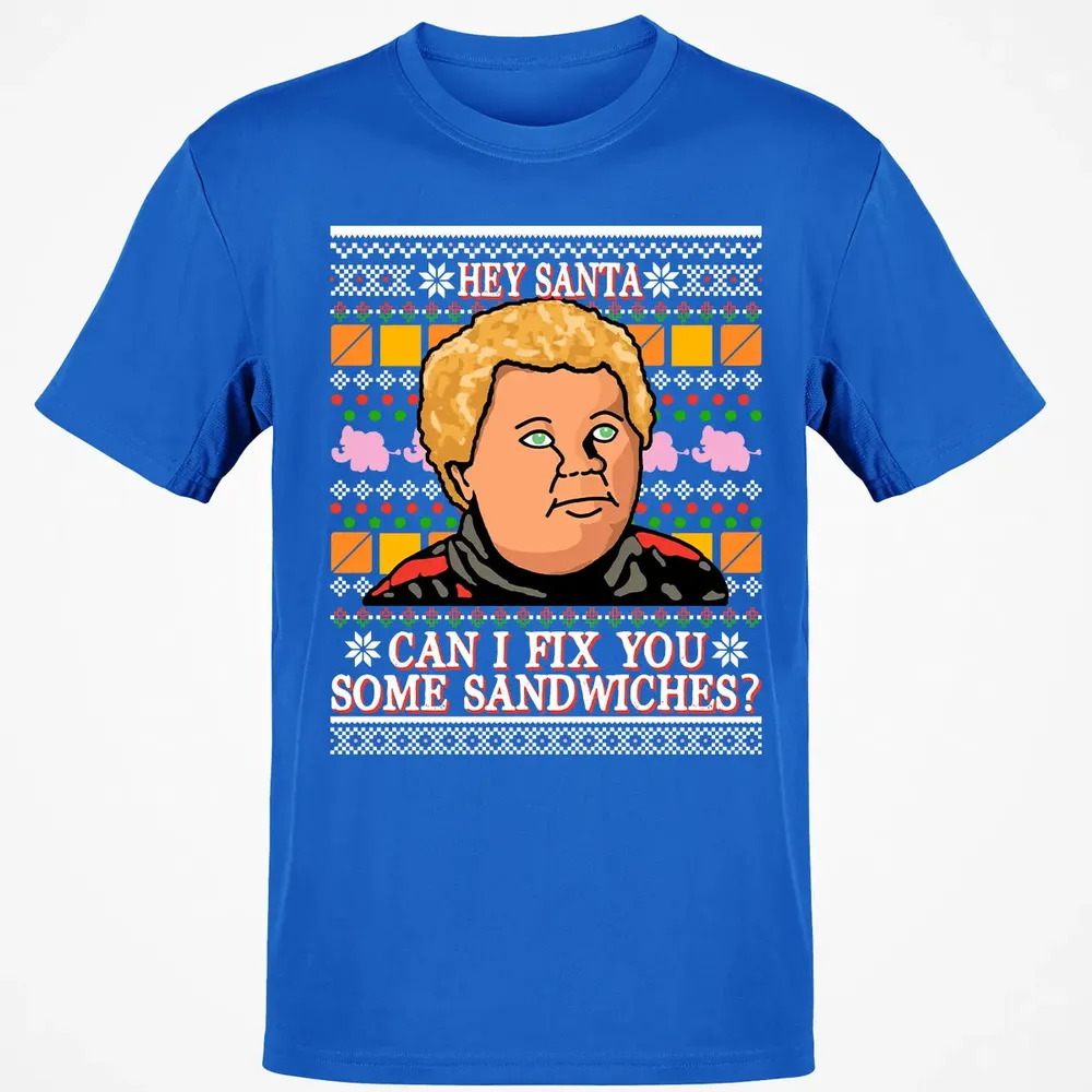 Hey Santa Can I Fix You Some Sandwiches? Classic Unisex T-Shirt - 12