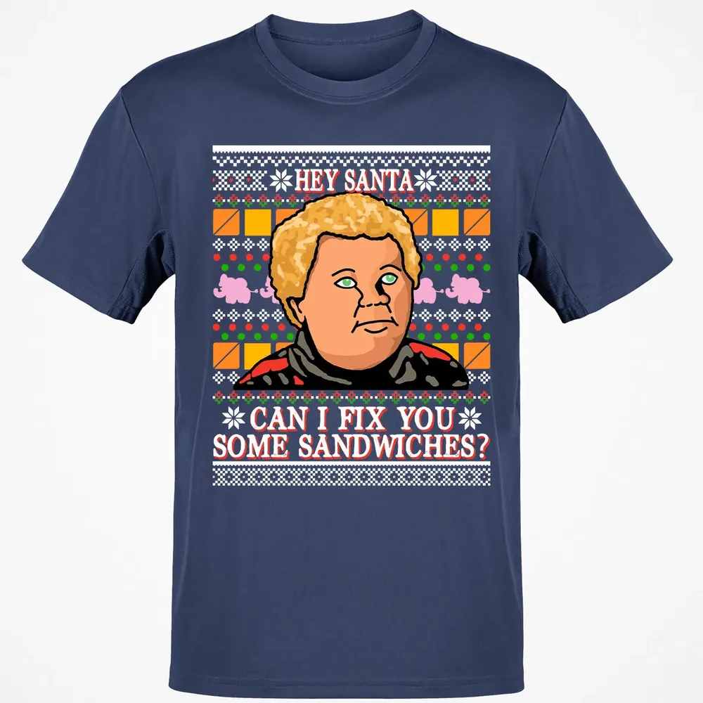 Hey Santa Can I Fix You Some Sandwiches? Classic Unisex T-Shirt - 8