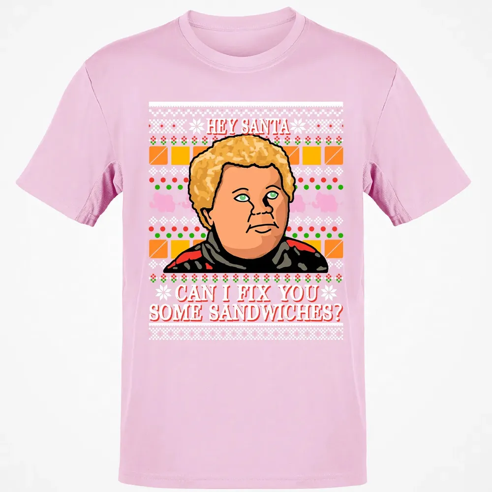 Hey Santa Can I Fix You Some Sandwiches? Classic Unisex T-Shirt - 6