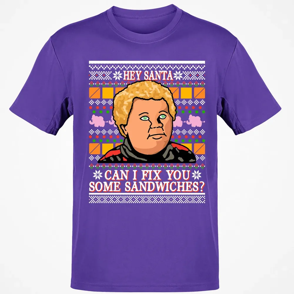Hey Santa Can I Fix You Some Sandwiches? Classic Unisex T-Shirt - 10