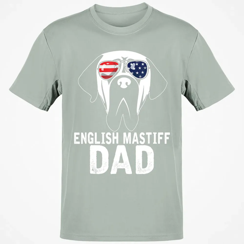 Mens English Mastiff Dad  Father's Day gifts 4th of July Classic Unisex T-Shirt - 3