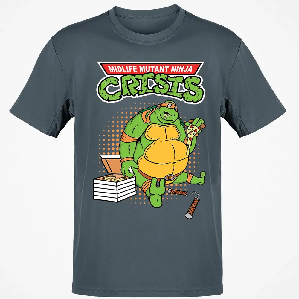 Midlife Mutant Ninja Crisis Classic Unisex T-Shirt - 4