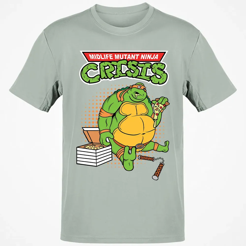 Midlife Mutant Ninja Crisis Classic Unisex T-Shirt - 3