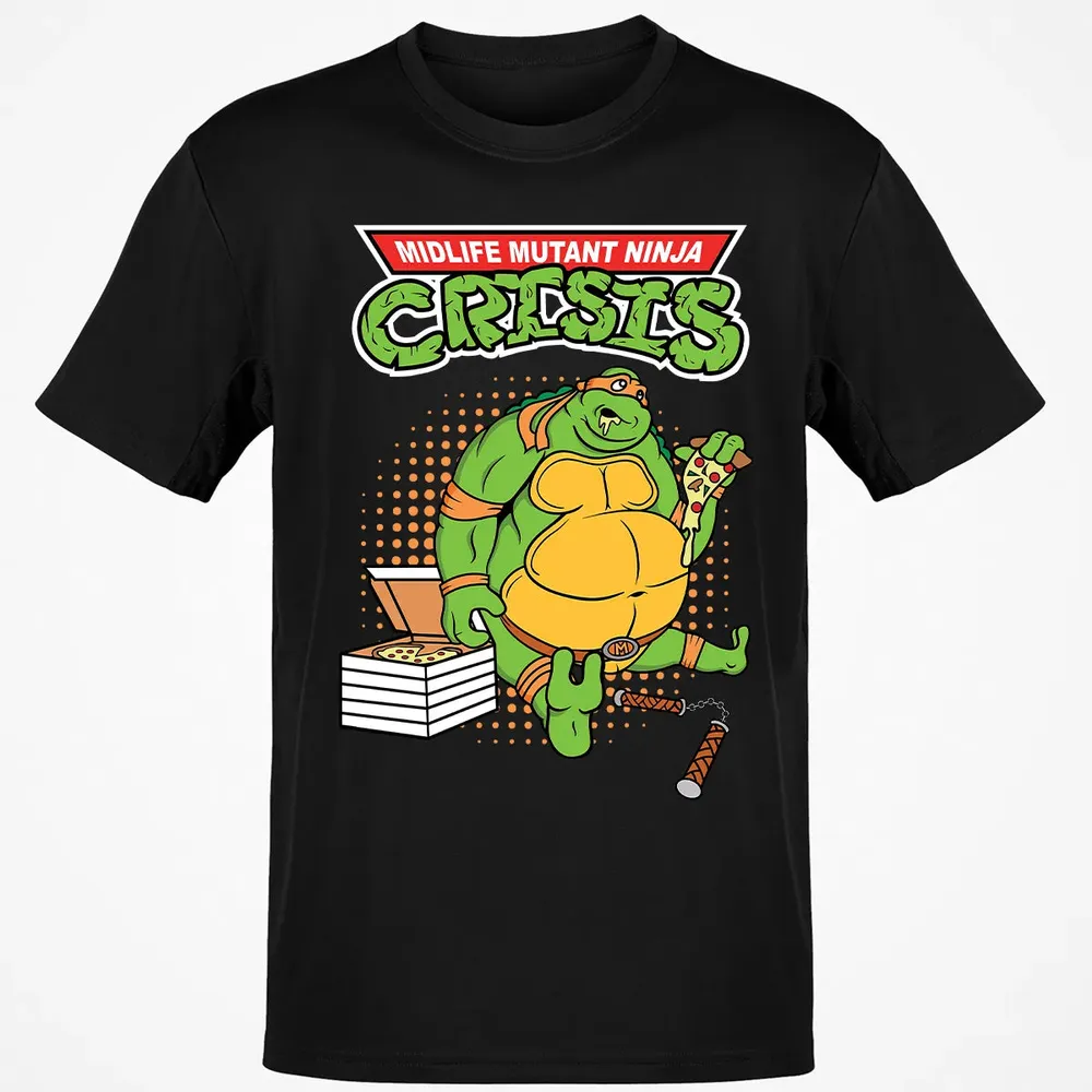Midlife Mutant Ninja Crisis Classic Unisex T-Shirt - 2