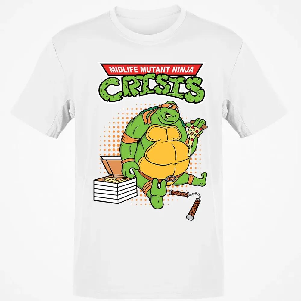 Midlife Mutant Ninja Crisis Classic Unisex T-Shirt - 13