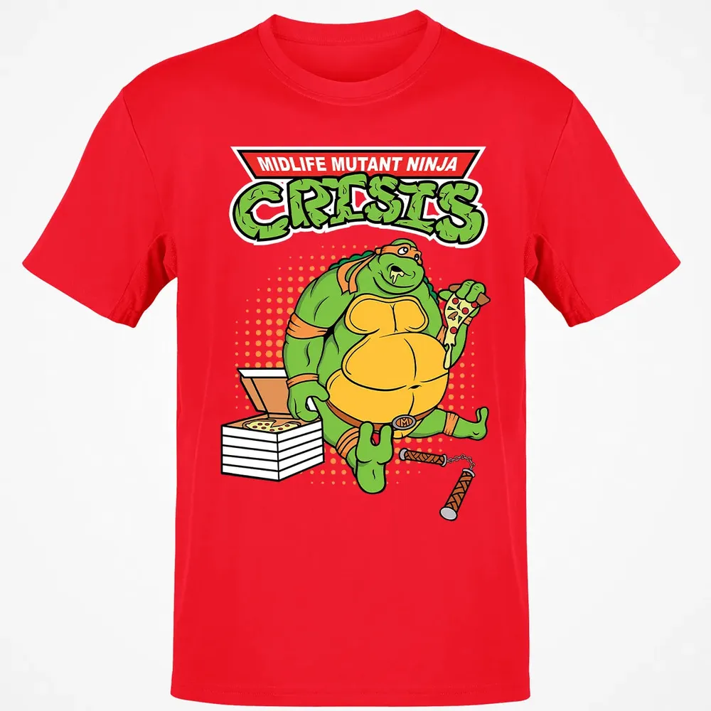 Midlife Mutant Ninja Crisis Classic Unisex T-Shirt - 11
